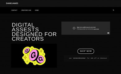 daniejames.co screenshot