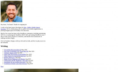 danielbachhuber.com screenshot