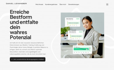 danielleinweber.de screenshot