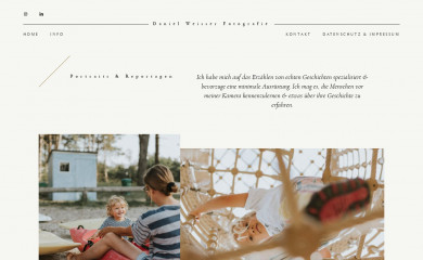 danielweisser.com screenshot