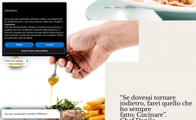 daniloosteriacreativa.it screenshot