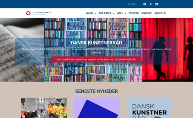 dansk-kunstnerraad.dk screenshot