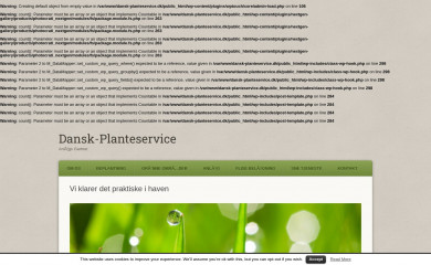 dansk-planteservice.dk screenshot