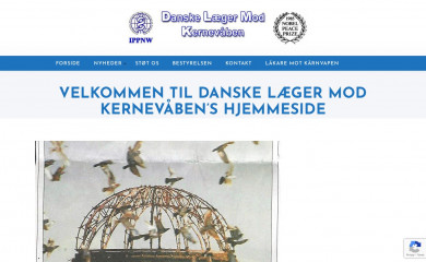 danskelaegermodkernevaaben.dk screenshot