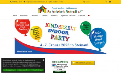daskunterbuntekinderzelt.de screenshot