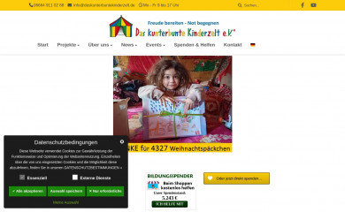 daskunterbuntekinderzelt.de screenshot