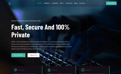 dapscoin.com screenshot