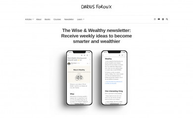 dariusforoux.com screenshot