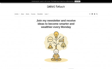 dariusforoux.com screenshot