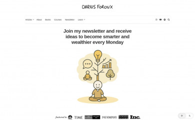 dariusforoux.com screenshot
