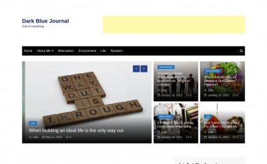 darkbluejournal.com screenshot