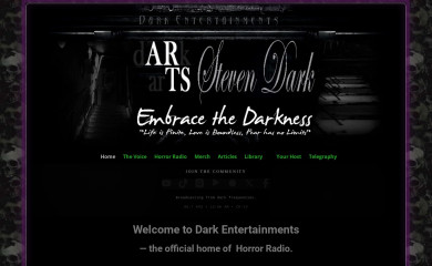 darkentertainments.co.uk screenshot