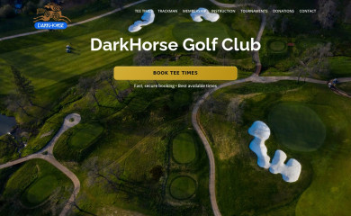 darkhorsegolf.com screenshot