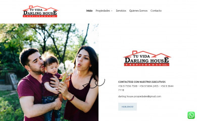 darlinghousepropiedades.cl screenshot
