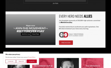 darrenhardy.com screenshot