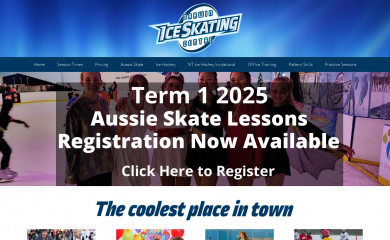 darwiniceskating.com.au screenshot
