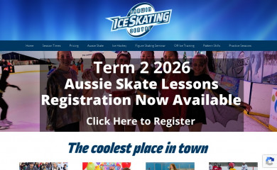 darwiniceskating.com.au screenshot