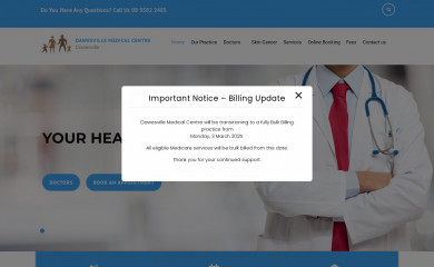 dawesvillemedical.com.au screenshot