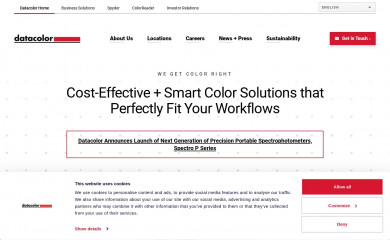 datacolor.com screenshot