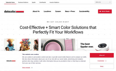datacolor.com screenshot