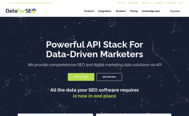 dataforseo.com screenshot