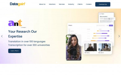 datagainservices.com screenshot