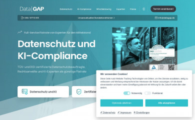 datagap.de screenshot