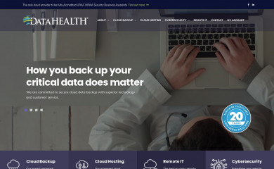 datahealth.com screenshot