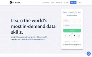 dataquest.io screenshot