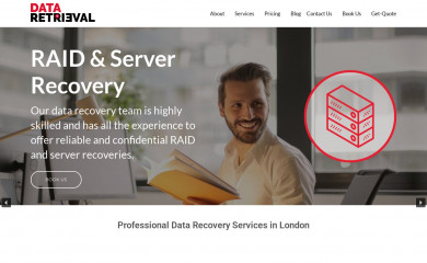 dataretrieval.org.uk screenshot
