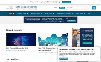 datasciencecentral.com screenshot