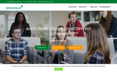 datenzuhause.at screenshot