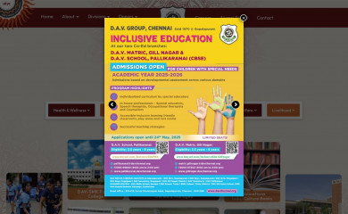 davchennai.org screenshot