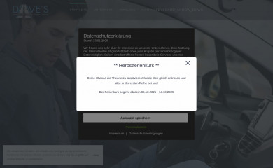 davesfahrschule.de screenshot