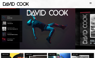 davidcookofficial.com screenshot