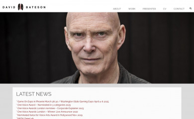 davidbateson.dk screenshot