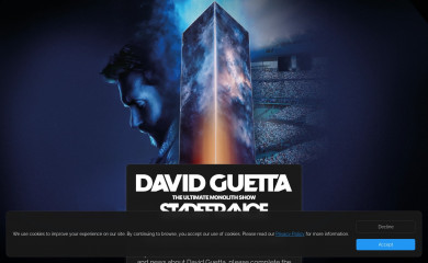 davidguetta.com screenshot