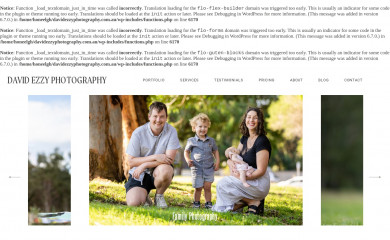 davidezzyphotography.com.au screenshot
