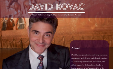 davidkovac.com screenshot
