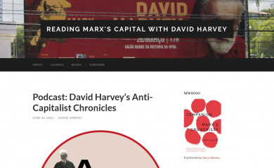 davidharvey.org screenshot