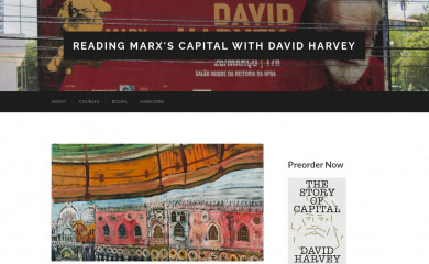davidharvey.org screenshot
