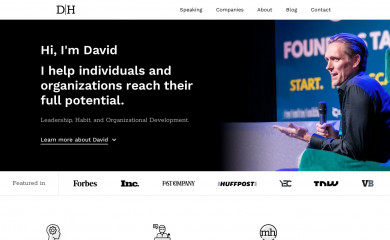 davidhenzel.com screenshot