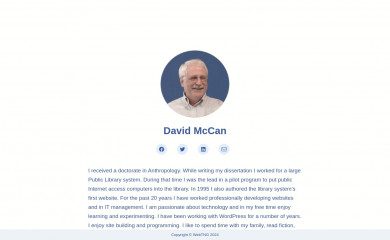 davidmccan.com screenshot
