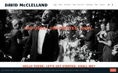 davidmcclelland-photography.com screenshot
