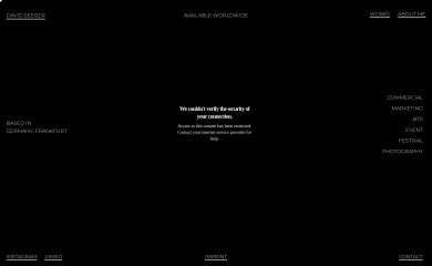 davidseeger.de screenshot