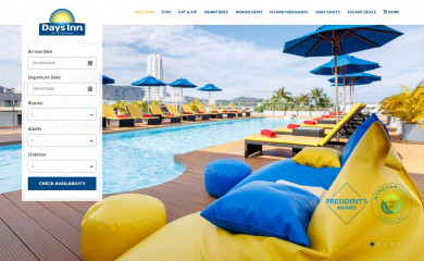 daysinnpatongbeach.com screenshot