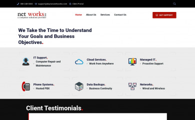 daytonanetworks.com screenshot