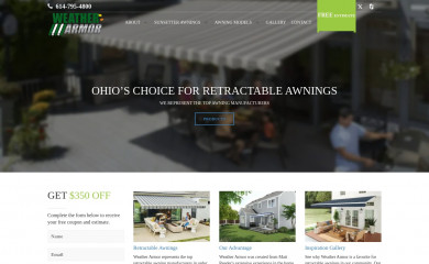 daytonretractableawnings.com screenshot
