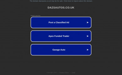 dazsautos.co.uk screenshot