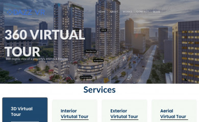 dazzvr.com screenshot